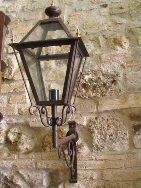  Wrought iron lamp