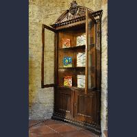 Antique corner cabinet