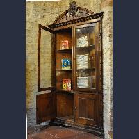  Antique corner cabinet