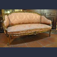  Poltrone e divano antico