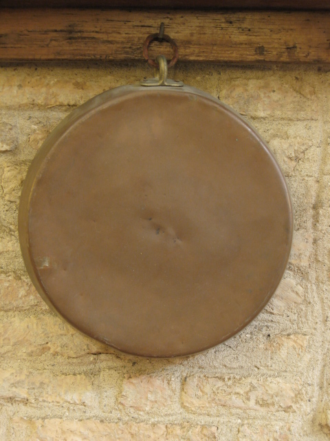  Ancient copper pan